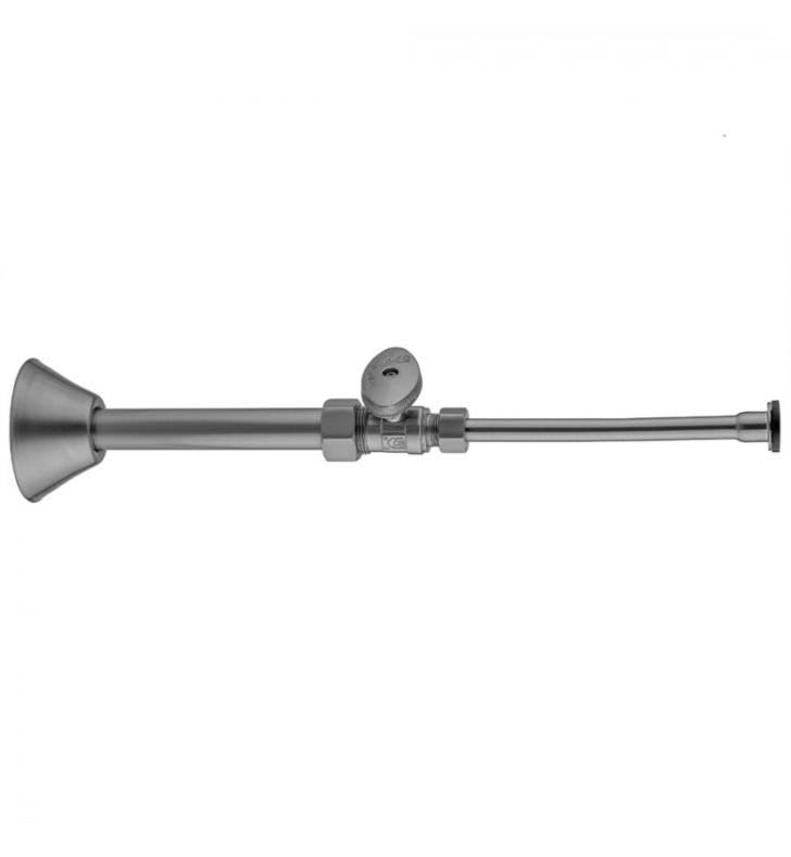 Jaclo 2 3/8x22 Quarter Turn Straight Pattern 5/8x22 O.D. Compression x 3/8x22 O.D. Toilet Supply Kit with 20x22 Supply Tube in W