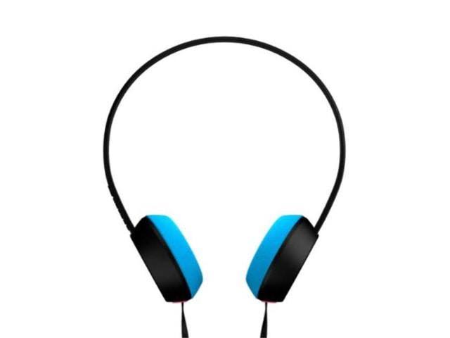 Coloud Knock Blocks Headphones &ndash; Black and Cyan