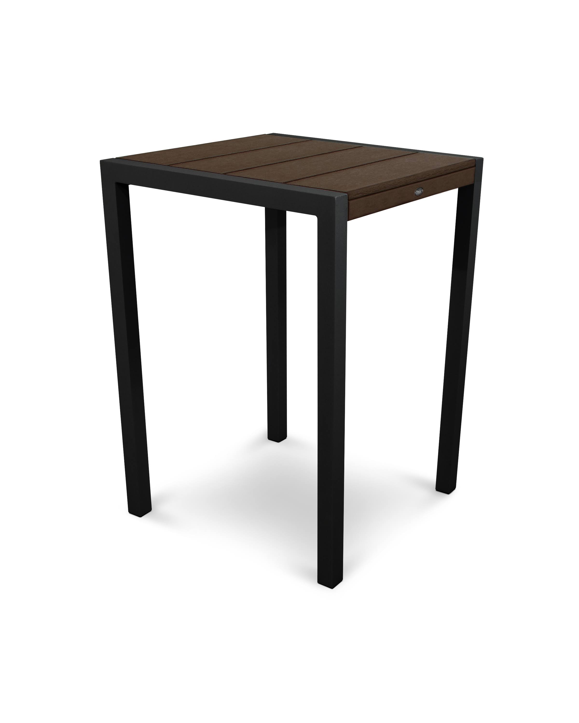 Trex Outdoor Furniture Surf City 30x22 Bar Table - Textured Black - Vintage Lantern