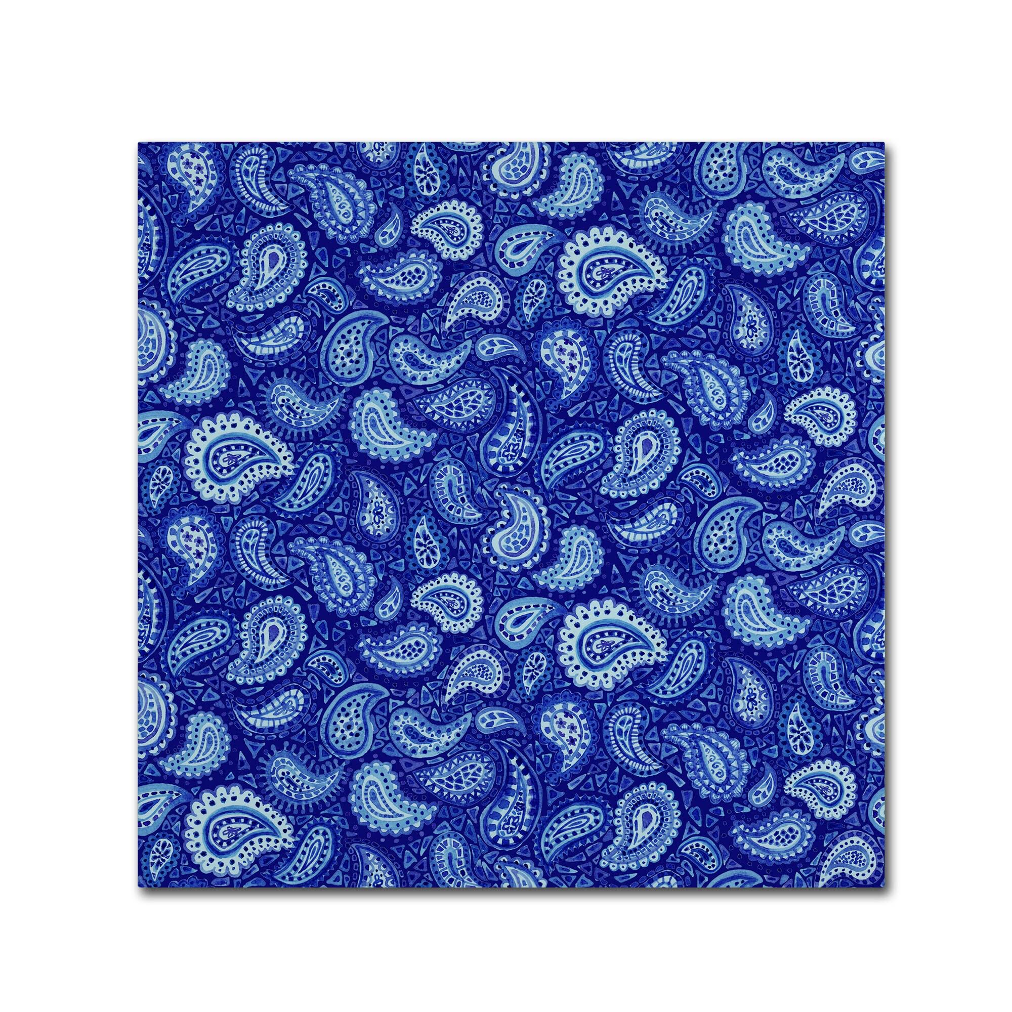 Trademark Fine Art Ali13412-C3535Gg Yachal Design &Paisley Pattern& CA