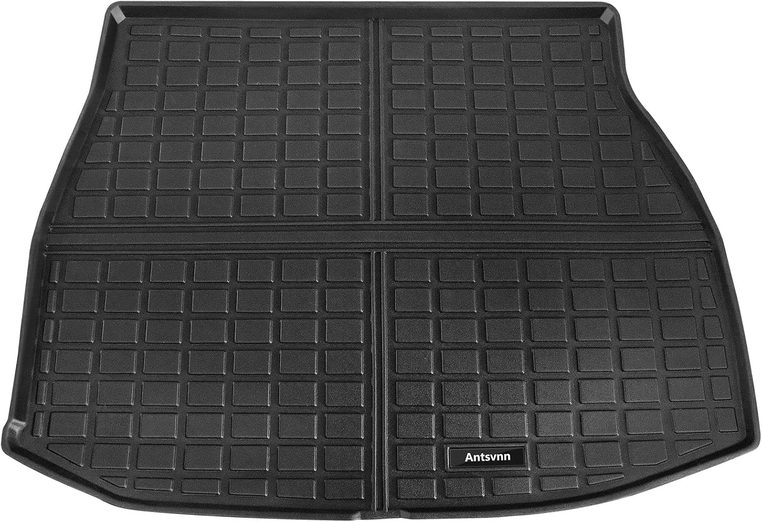 Antsvnn Cargo Liner Compatible with Toyota Venza 2021 2022 All-Weather Rubber for Cargo mats ,Black Pack of 2