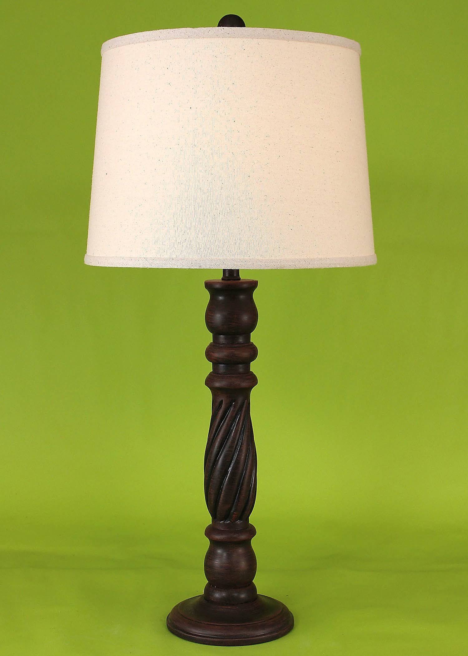 Coast Lamp Manufacturer 14-C17C Rust Streaked Swirl Table Lamp - 31.5 in.