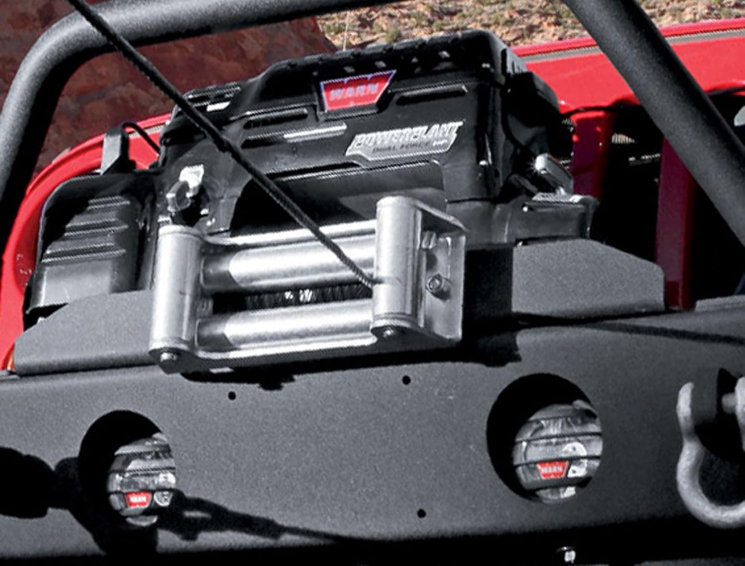 WARN 5742 Zinc Plated Winch Roller Fairlead for Winches over 2 Ton (4,000 lb) Capacity