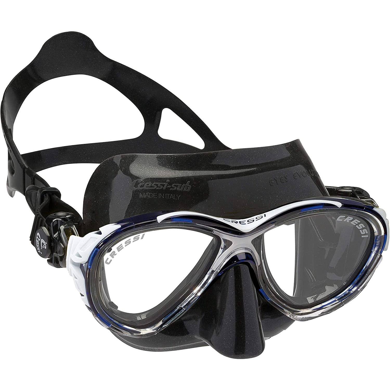 Cressi Eyes Evolution Black Mask Blue