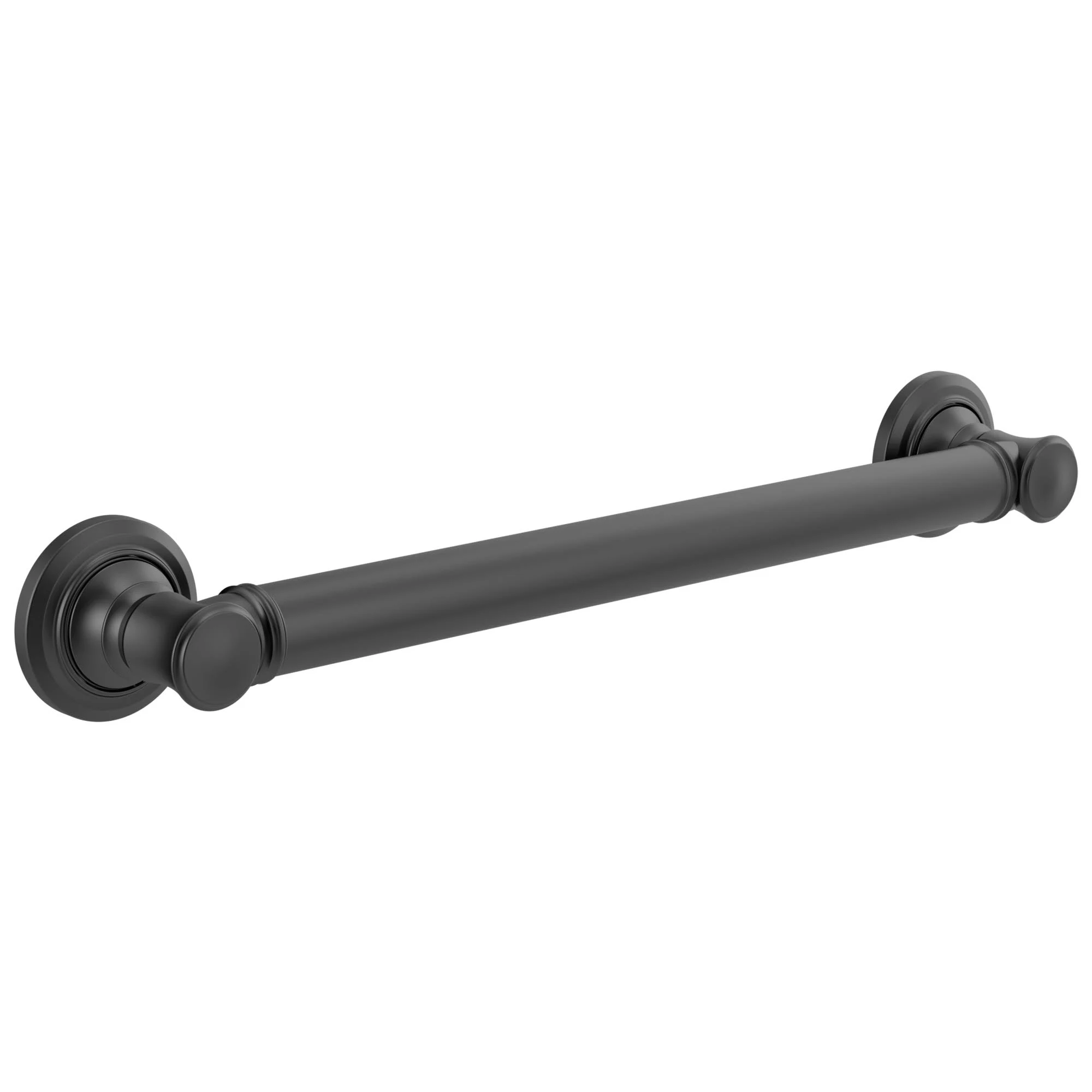 Delta 41618-BL Traditional Decorative ADA Grab Bar in Matte Black