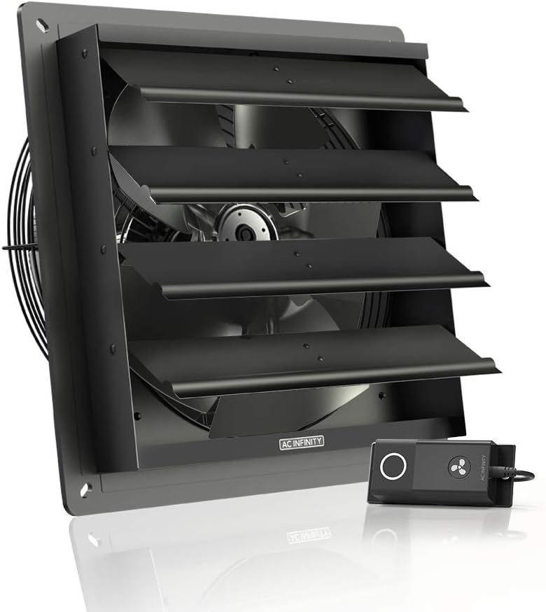 AC Infinity AIRLIFT S14, Shutter Exhaust Fan 14