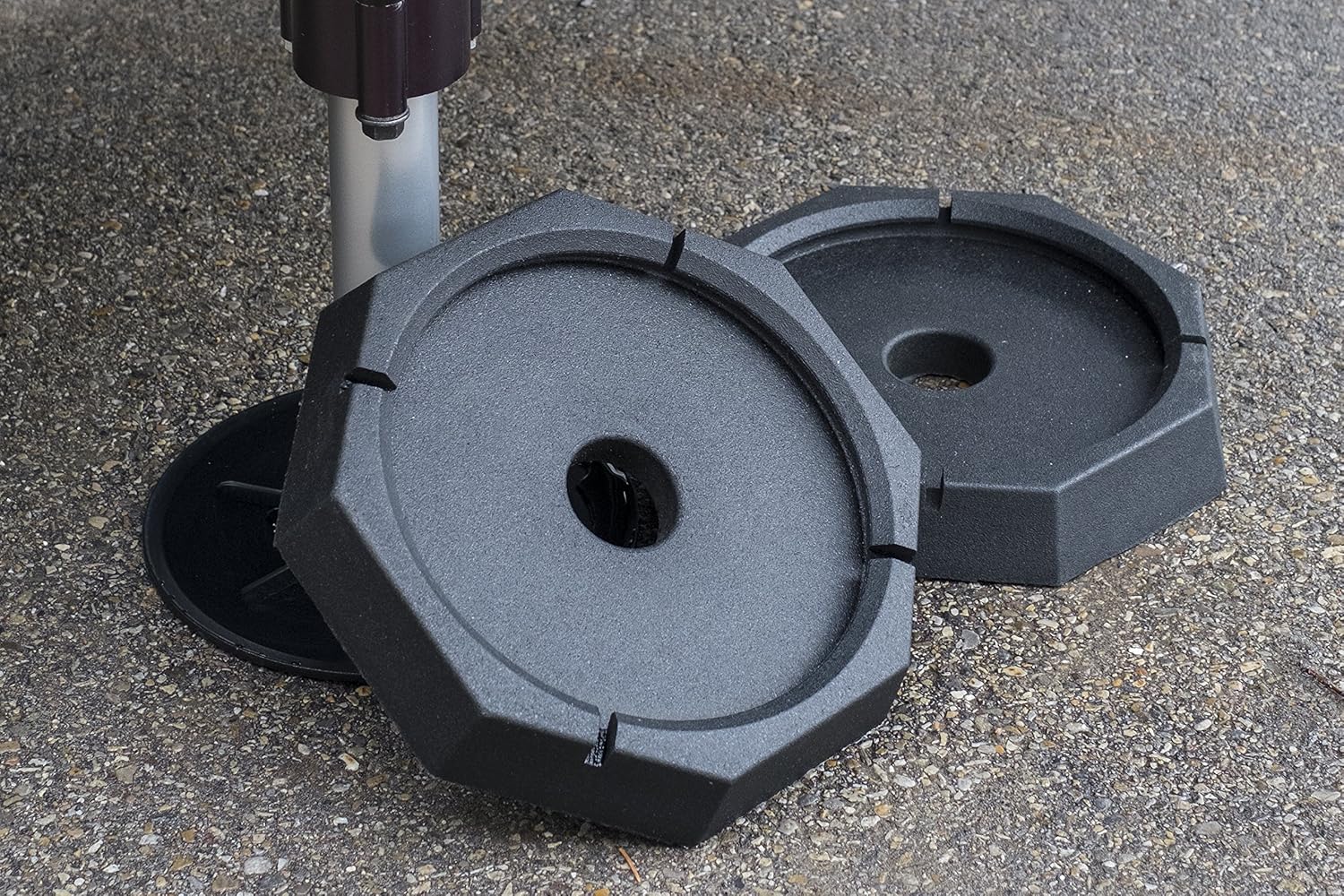 SnapPad Xtra Permanently Attached RV Leveling Jack Pad for 9 inch Round Landing Feet (6-Pack)