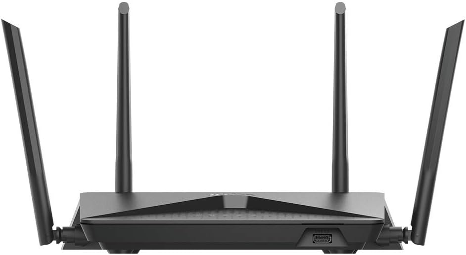 D-Link WiFi Router, AC2600 Dual Band Gigabit 4K Streaming and Gaming with USB Ports, Wireless Internet for Home (DIR-882-US) (Renewed)