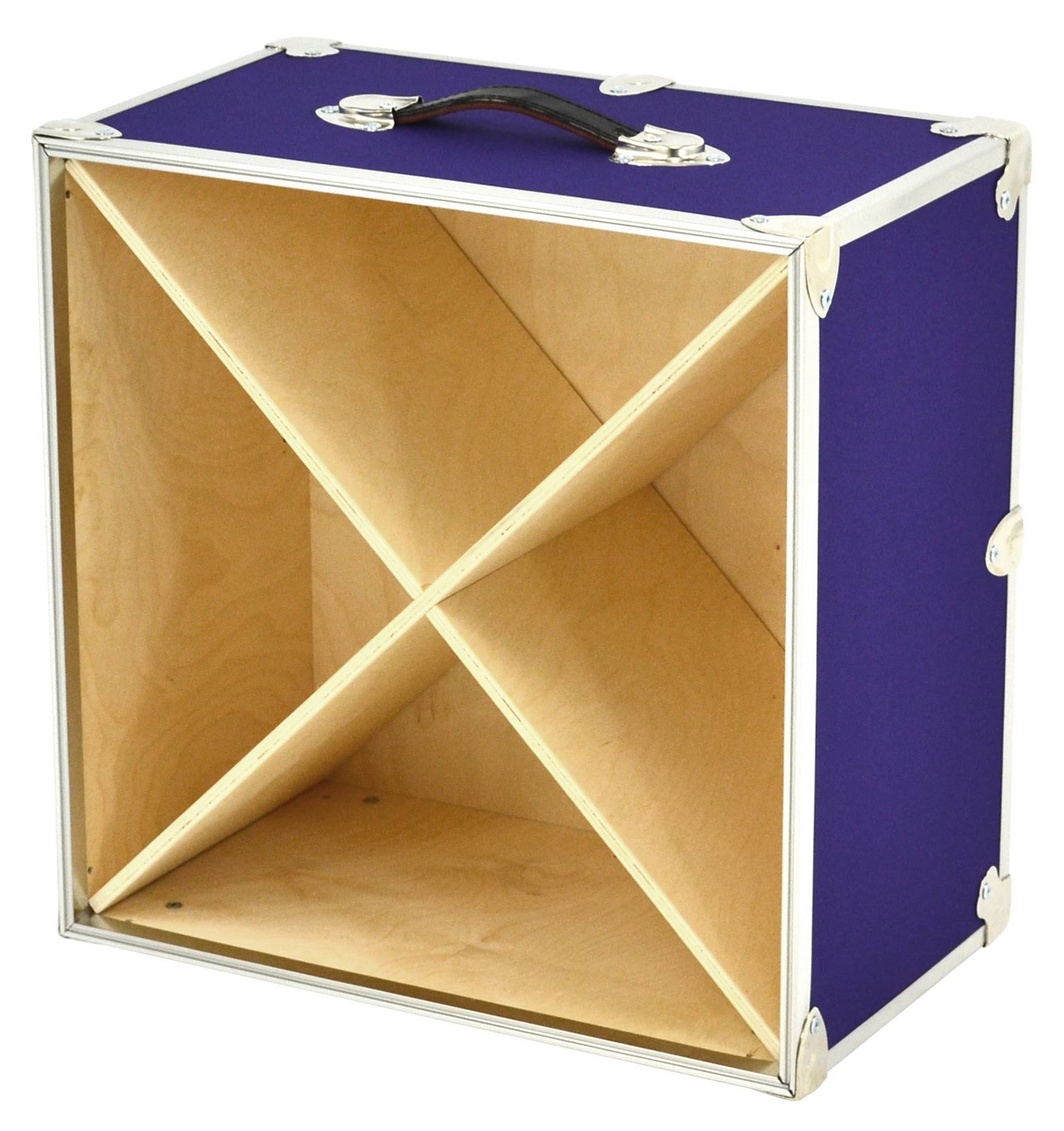 Rhino Trunk and Case 24 Bottle Tabletop Wine Rack; Purple