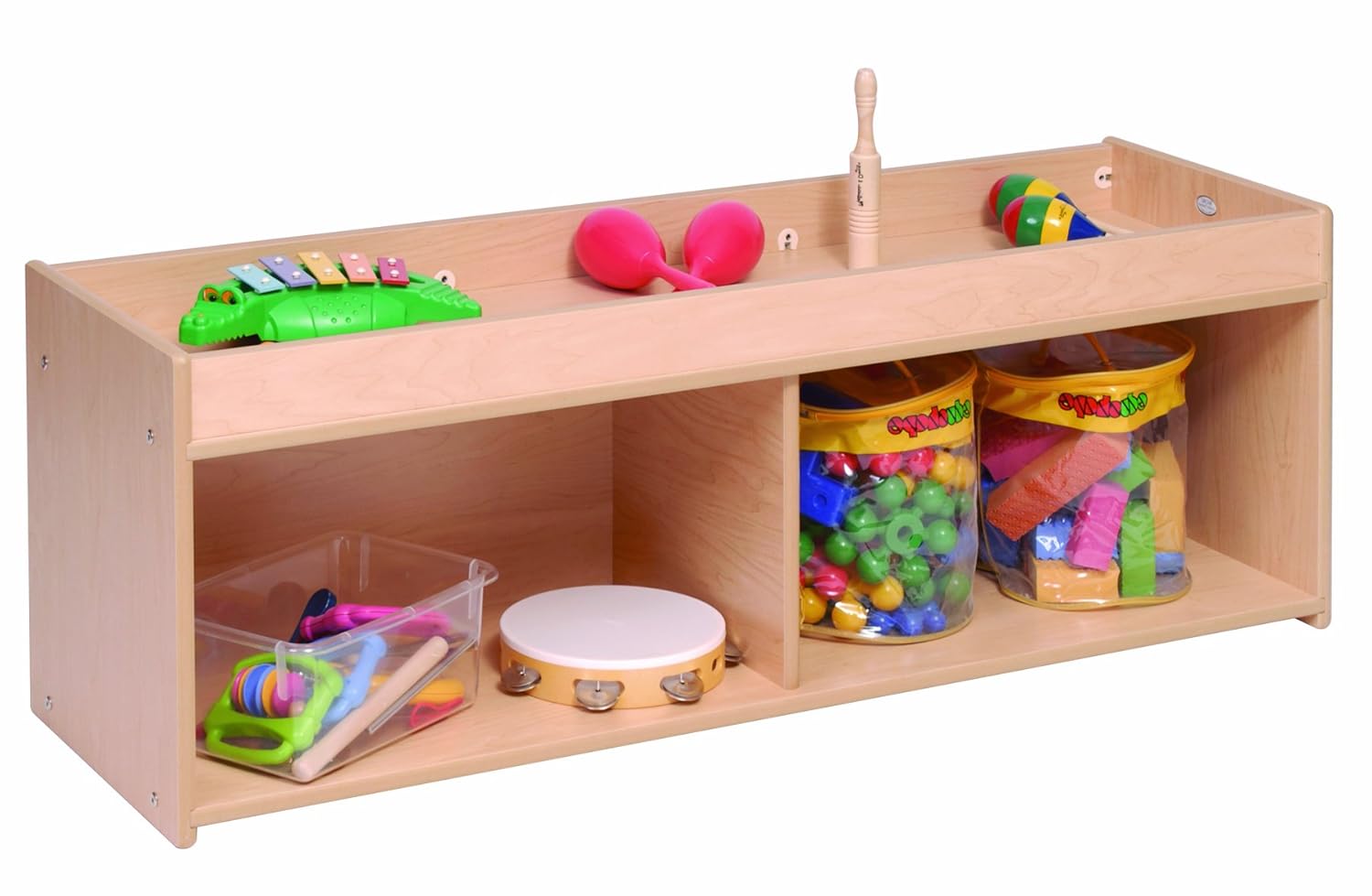 Steffy Wood Products Toddler Storage with Mirror Back