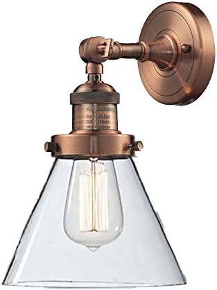 Innovations Lighting 203-AC-G42 1 Light Sconce, Antique Copper