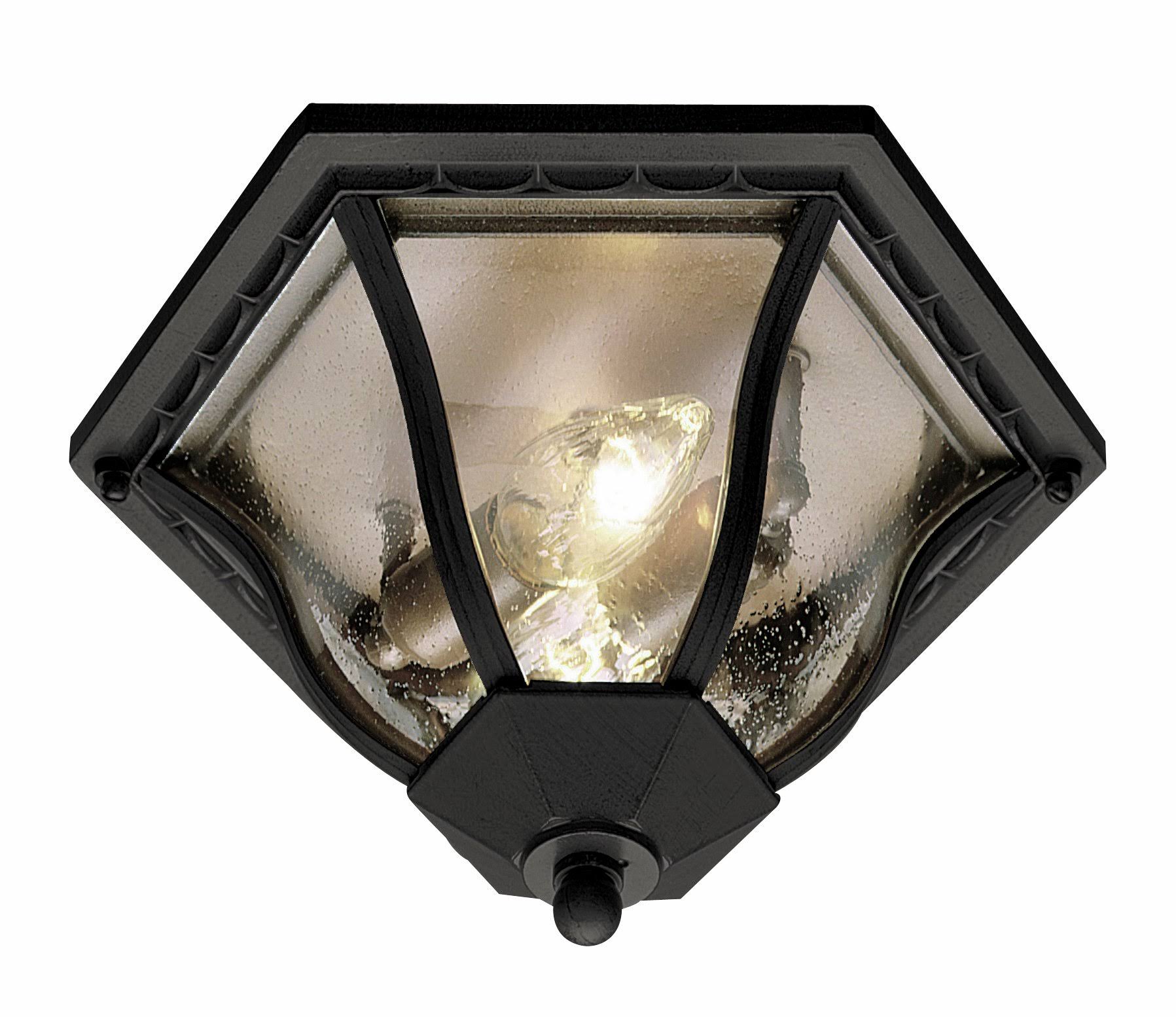 Trans Globe 4559BC Outdoor Flush Mount Light Black Copper 4559 BC