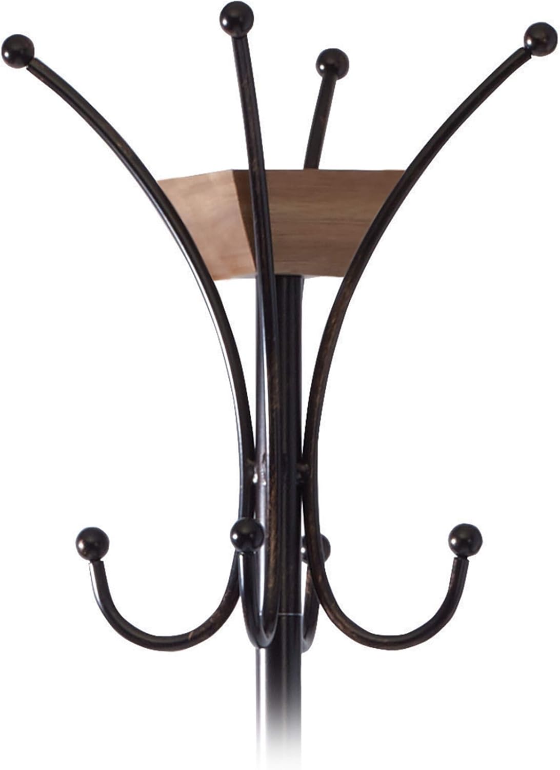 Artesa Coat Rack With Umbrella Stand And Removable Tray, Black - 5215210