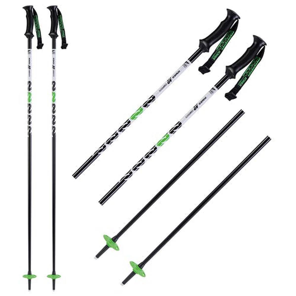 K2 Power Composite Ski Poles Black 135cm