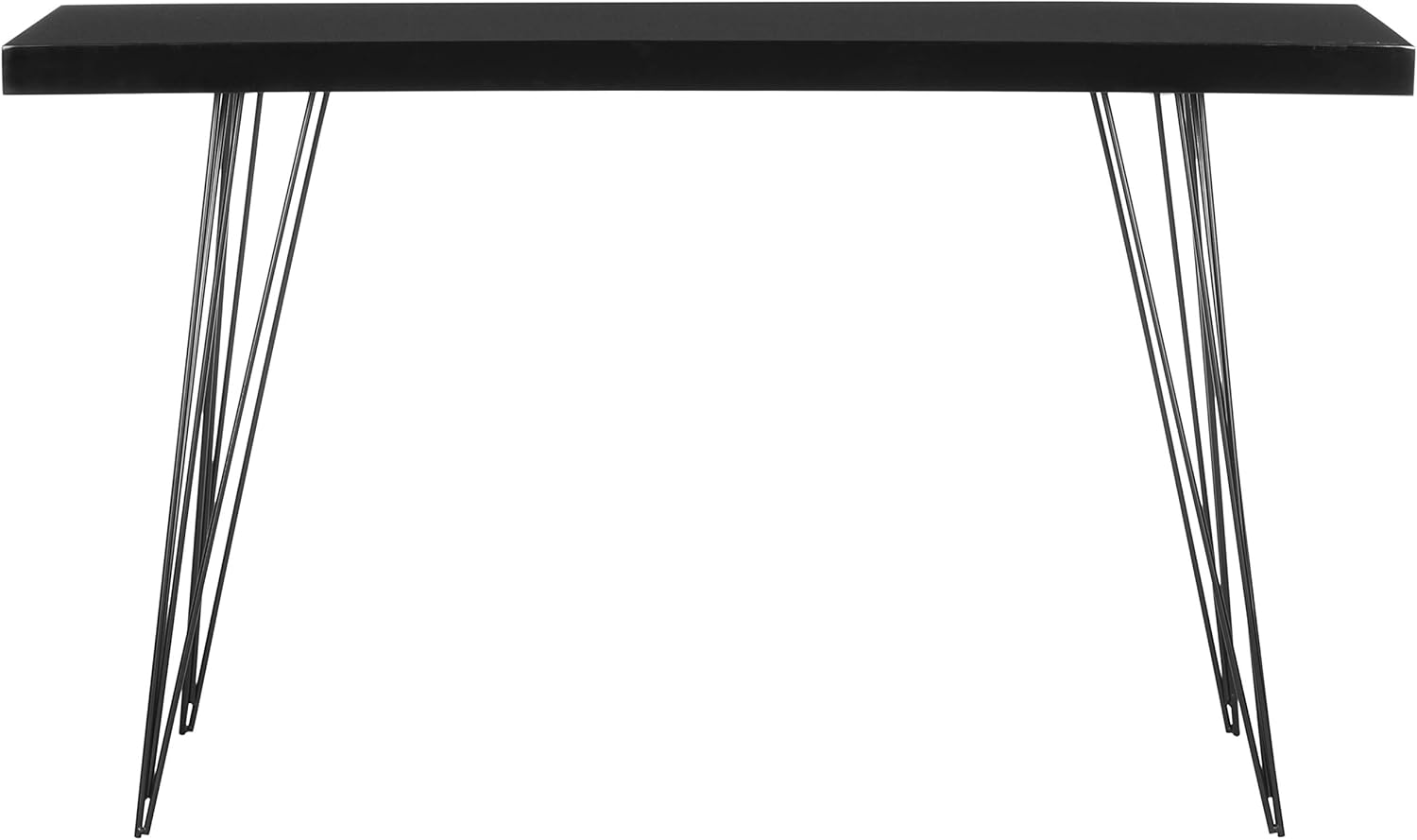 Safavieh Home Collection Wolcott Mid-Century Modern Taupe and Black Console Table