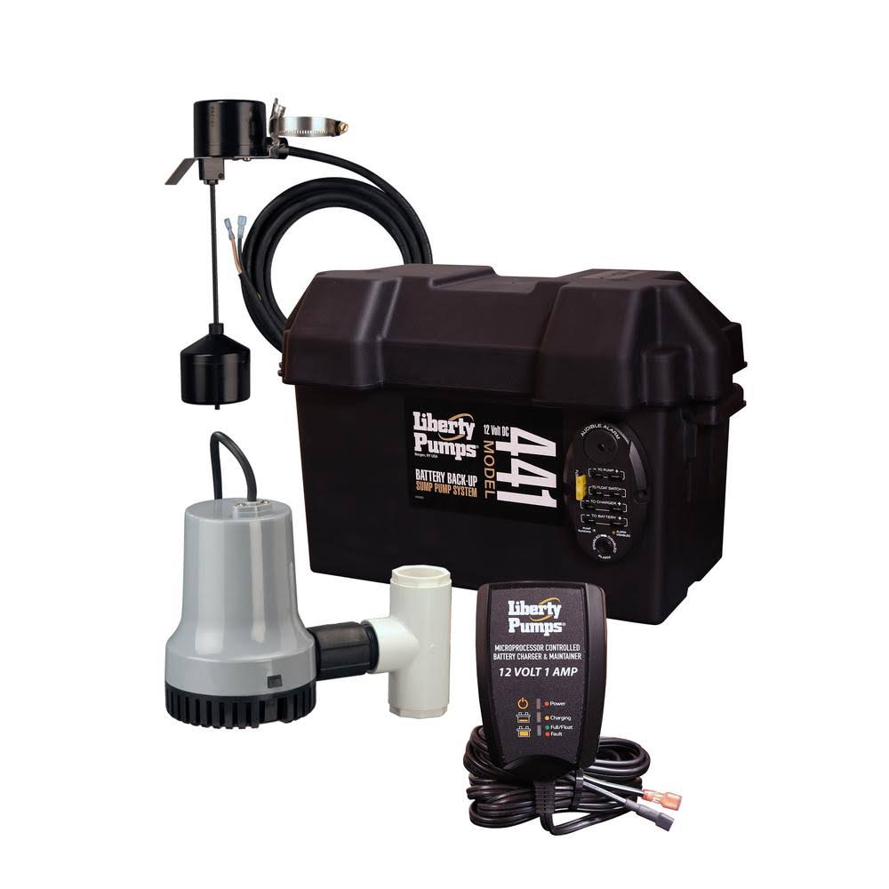 Liberty Pumps - 441 - Battery Back-Up Emergency Sump Pump System