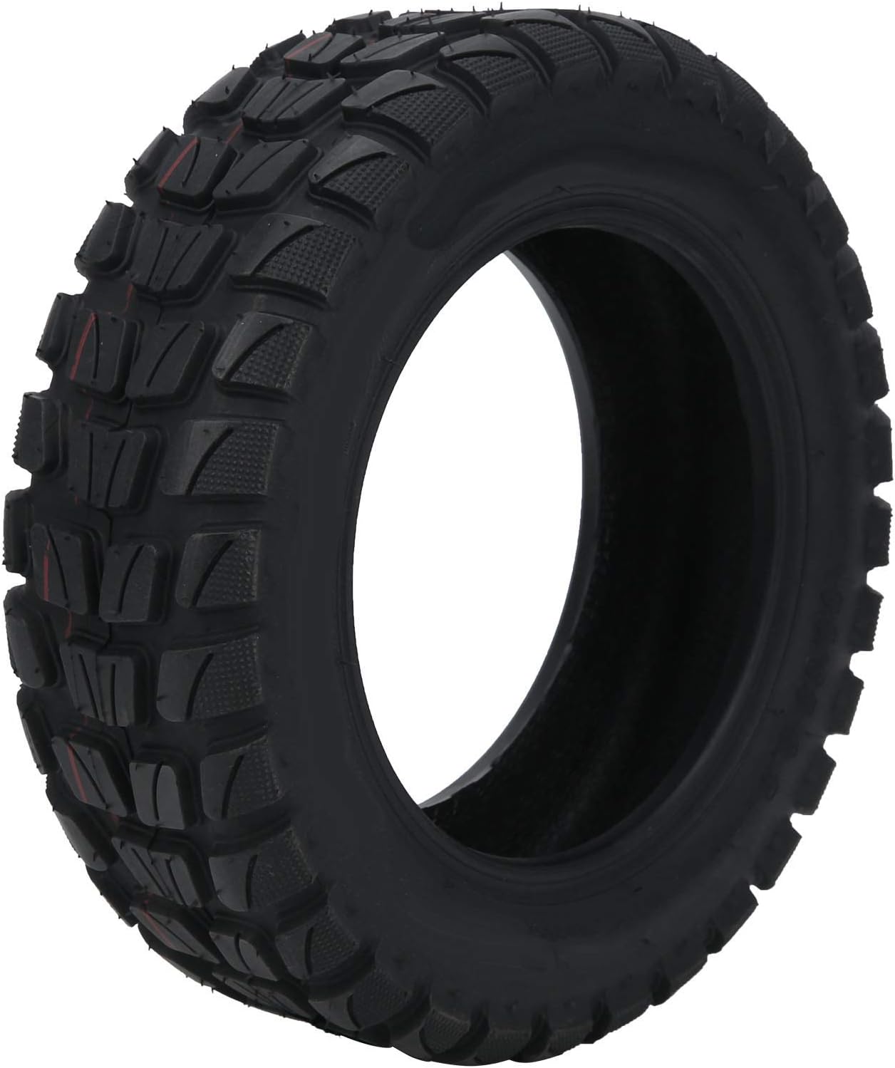 Keenso Electric Scooter Tire, 90/65?6.5 Vacuum Tire 11in Tubeless Scooter Tire Electric Scooter Rubber Tires Replacement Black Pack of 2