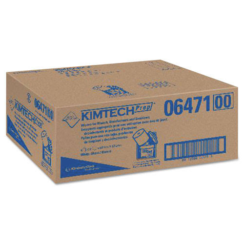 Kimtech Wipers for Bleach, Disinfectants and Sanitizers - Wipe - 12x22 Width x 12.50x22 Length - 540 / Carton - White