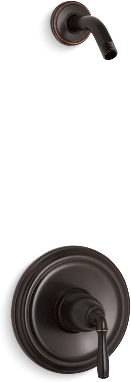 Kohler TLS396-4-2BZ Devonshire(R) Rite-Temp(R) Shower Valve Trim with Lever Handle, Less showerhead, Oil-Rubbed Bronze Pack of 2