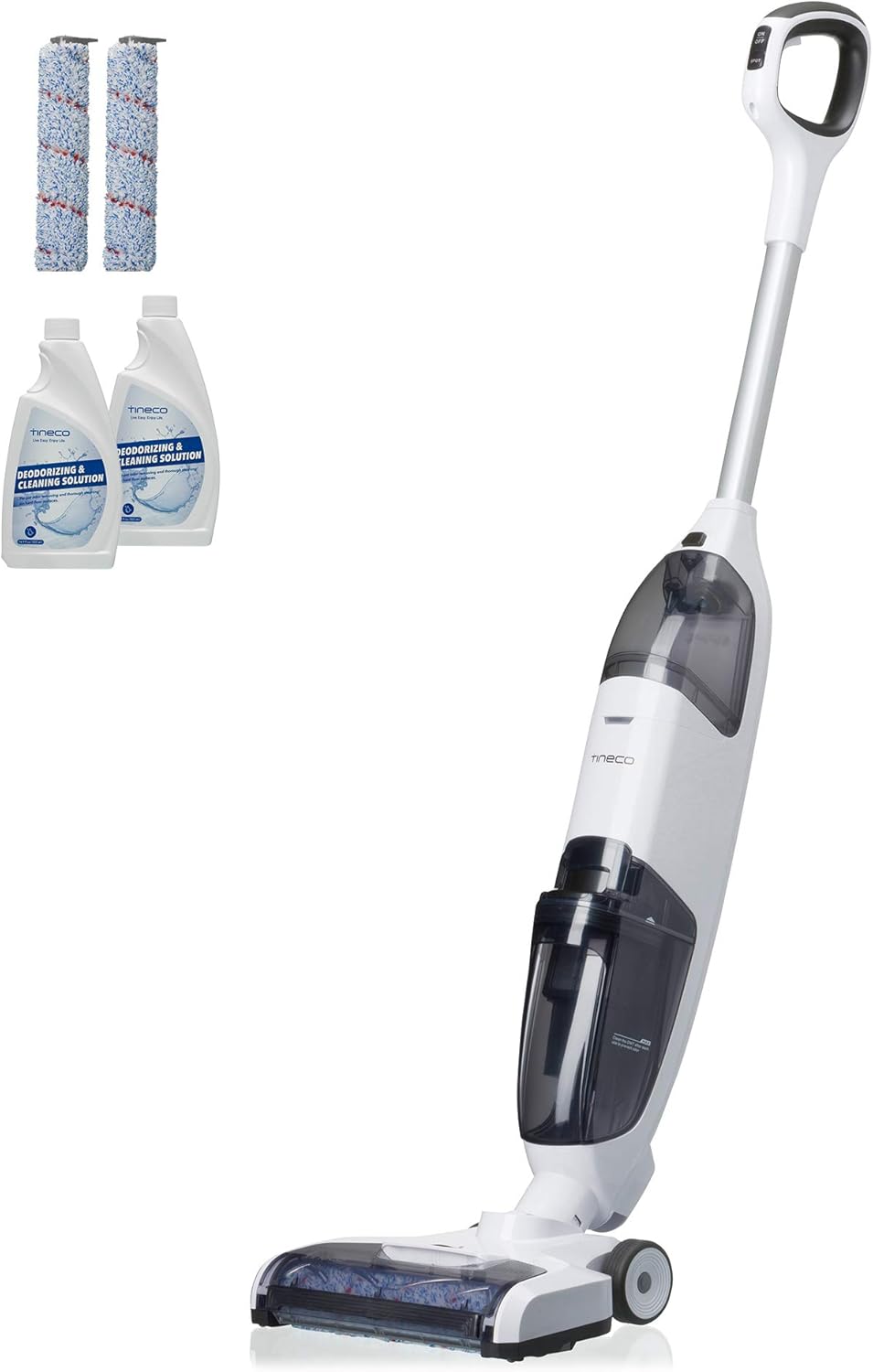 Tineco iFloor Complete Cordless Wet Dry Vacuum Cleaner and Mop, Powerful One-Step Cleaning for Hard Floors, Great for Sticky Messes and Pet Hair with Extra Accessories