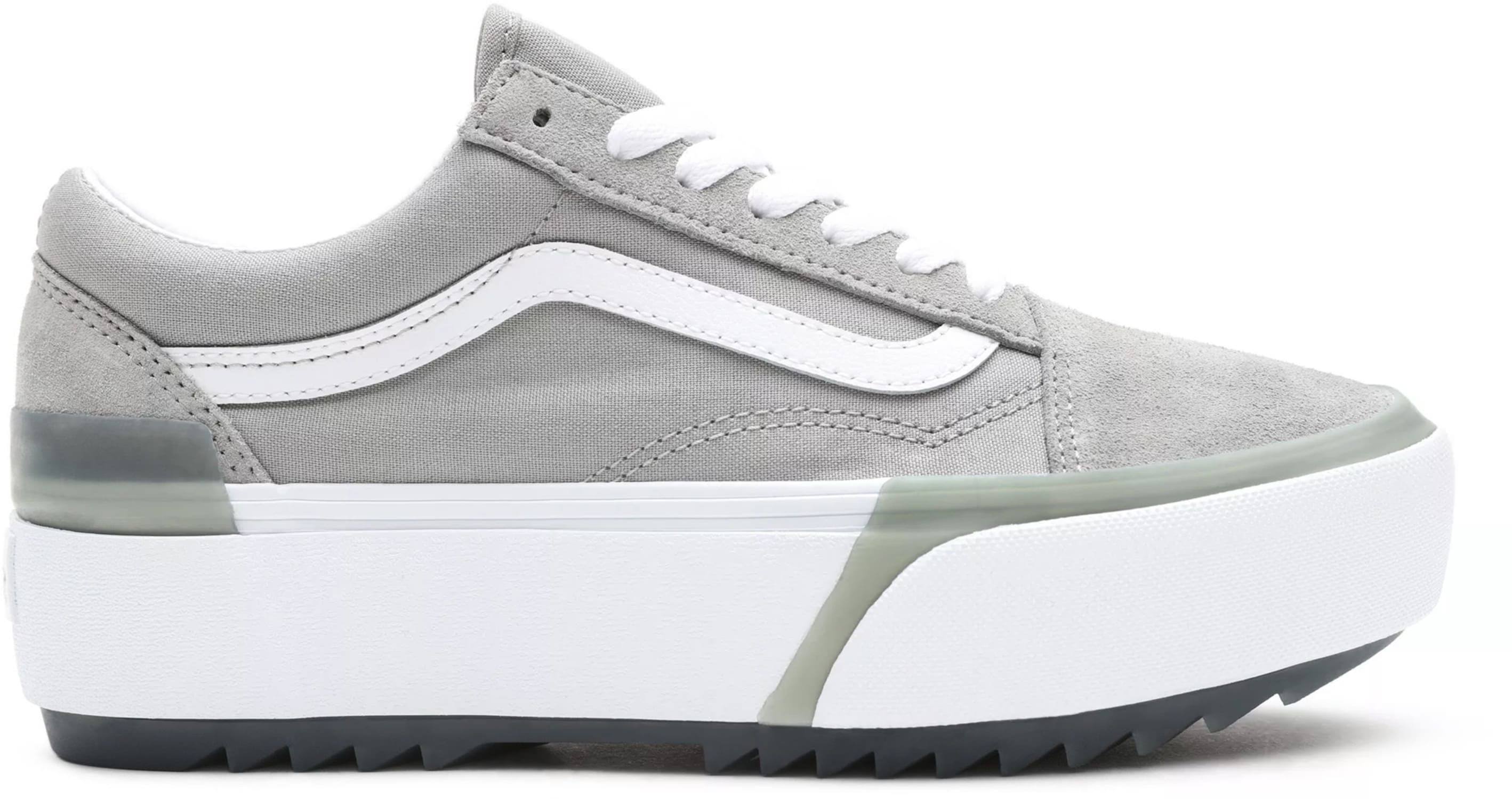 Vans Pastel Old Skool Stacked (Drizzle/True White) 7