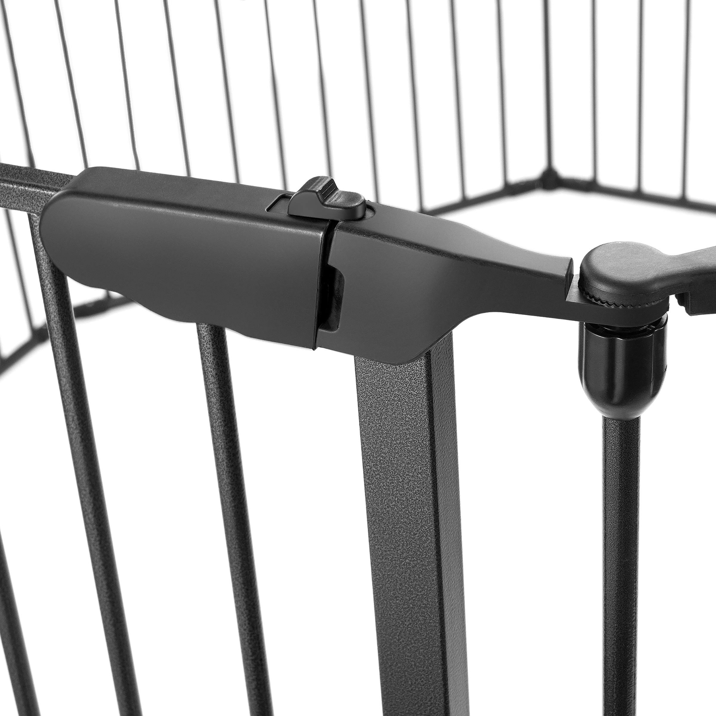 Pet Trex 40x22 Exercise Play Pen for Large and Small Pets Black Large