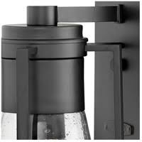 Hinkley 2824BK Outdoor Refinery Black Wall Light