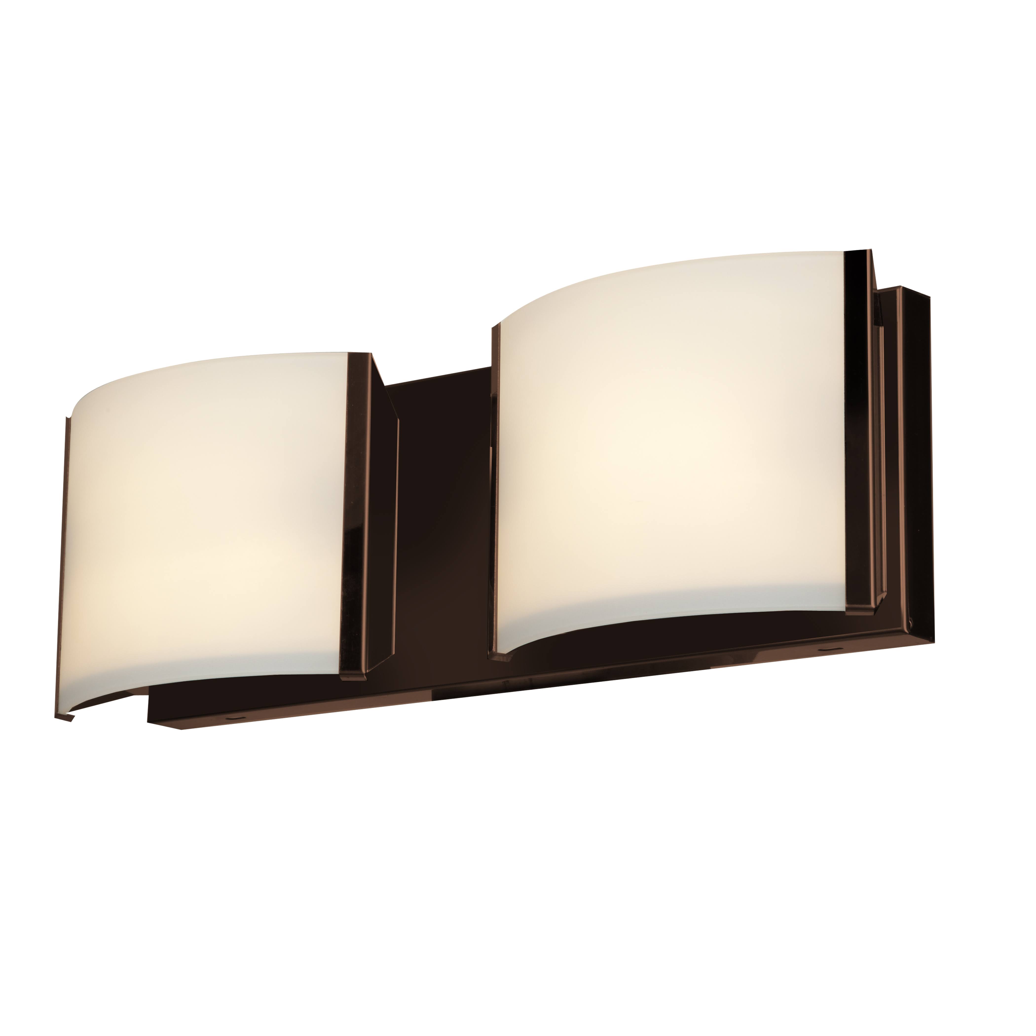 Access Lighting Nitro2 2-Light Dimmable LED Vanity - Bronze - 62292LEDD-BRZ/OPL