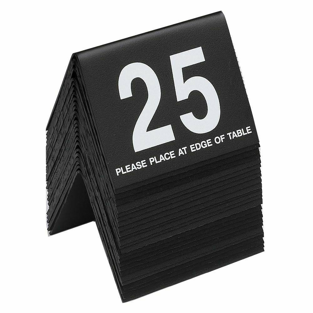 Cal Mil 234-1-13 Number Tent Black u0026 White - Set 26-50