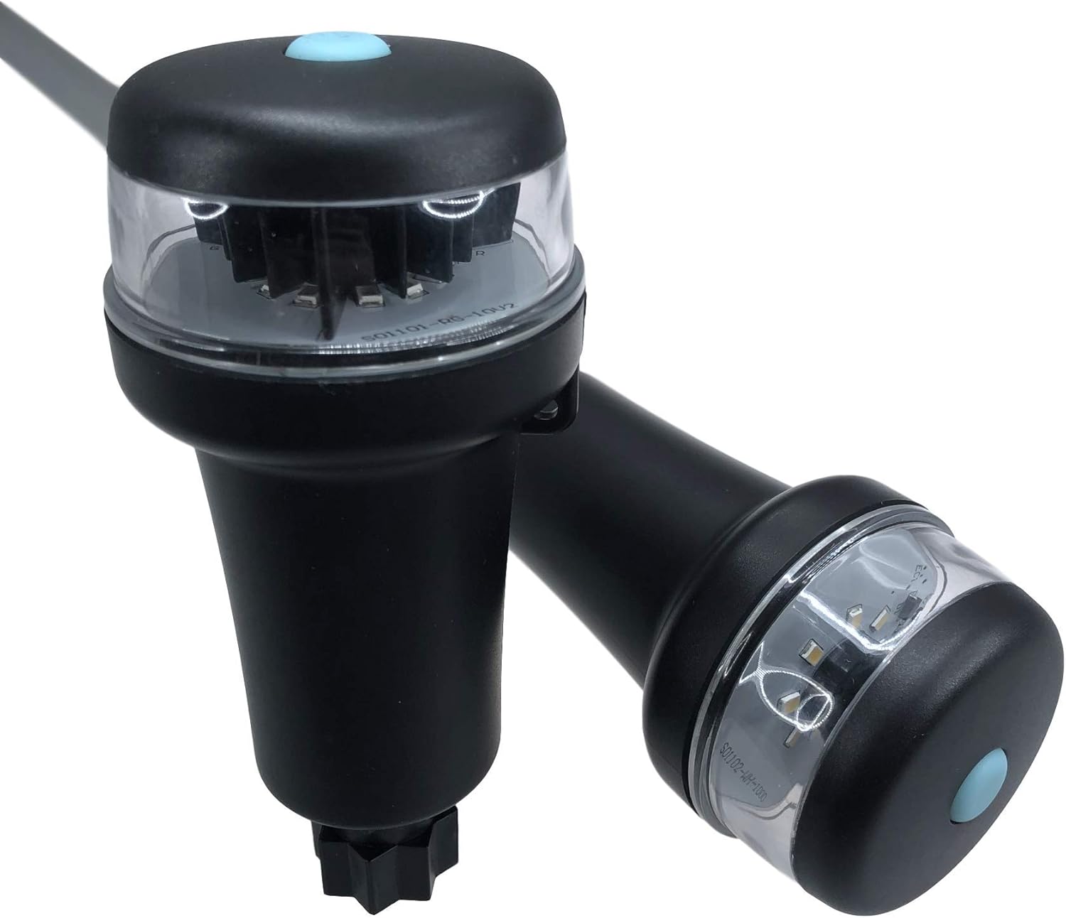 Pactrade Marine LED Bicolor White Navigation Light Cleatport Telescopic 3 Mounts