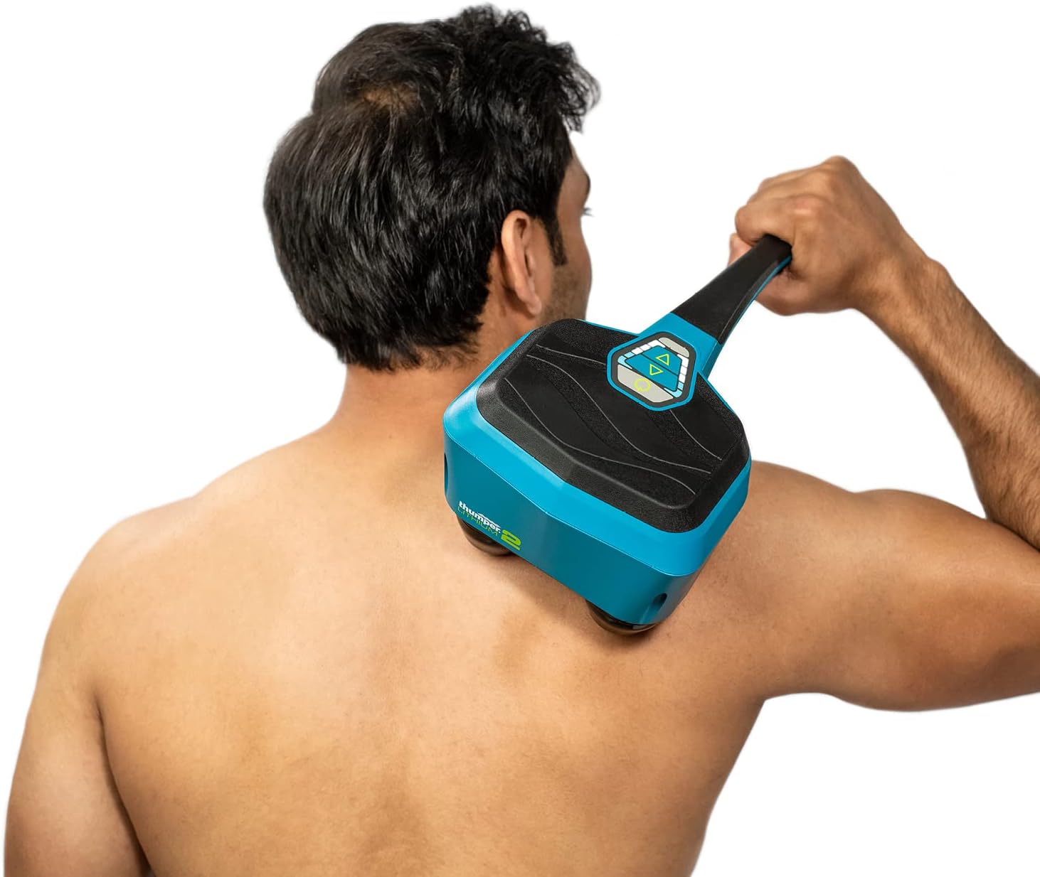 THUMPER LITHIUM2 Back Massager Cordless Dual Head Powerful Back Hip Deep Tissue Percussion Massager Handheld 5 Speed Sciatic Nerve Massage Machine Professional Personal Muscle Pain Relief