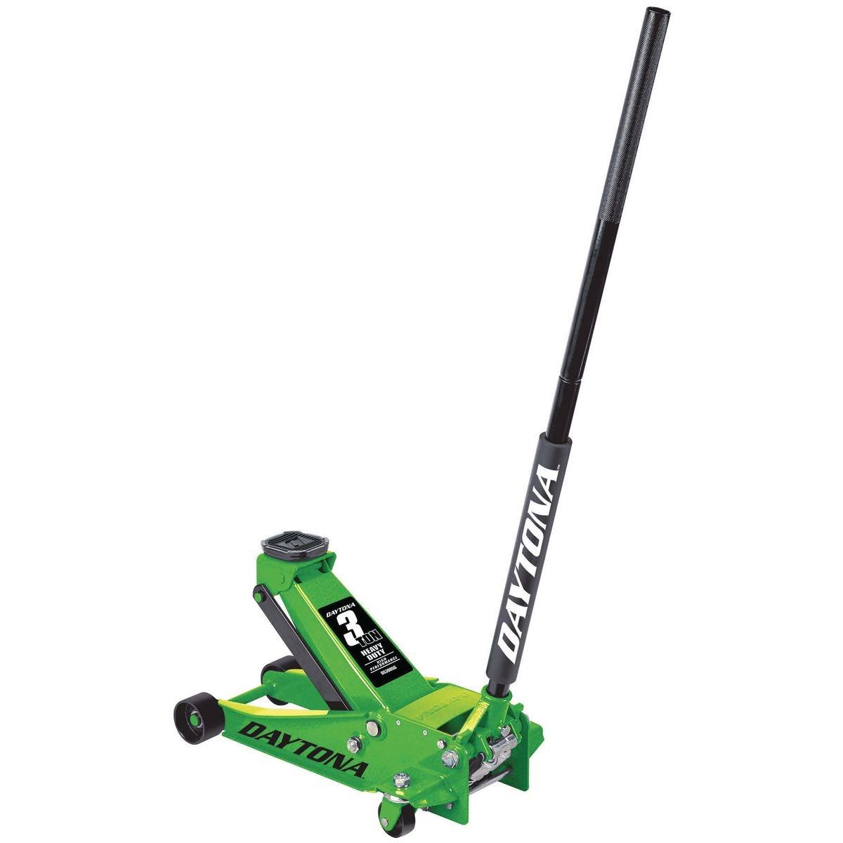 Daytona 3 Ton Professional Rapid Pump Floor Jack - Green 64783