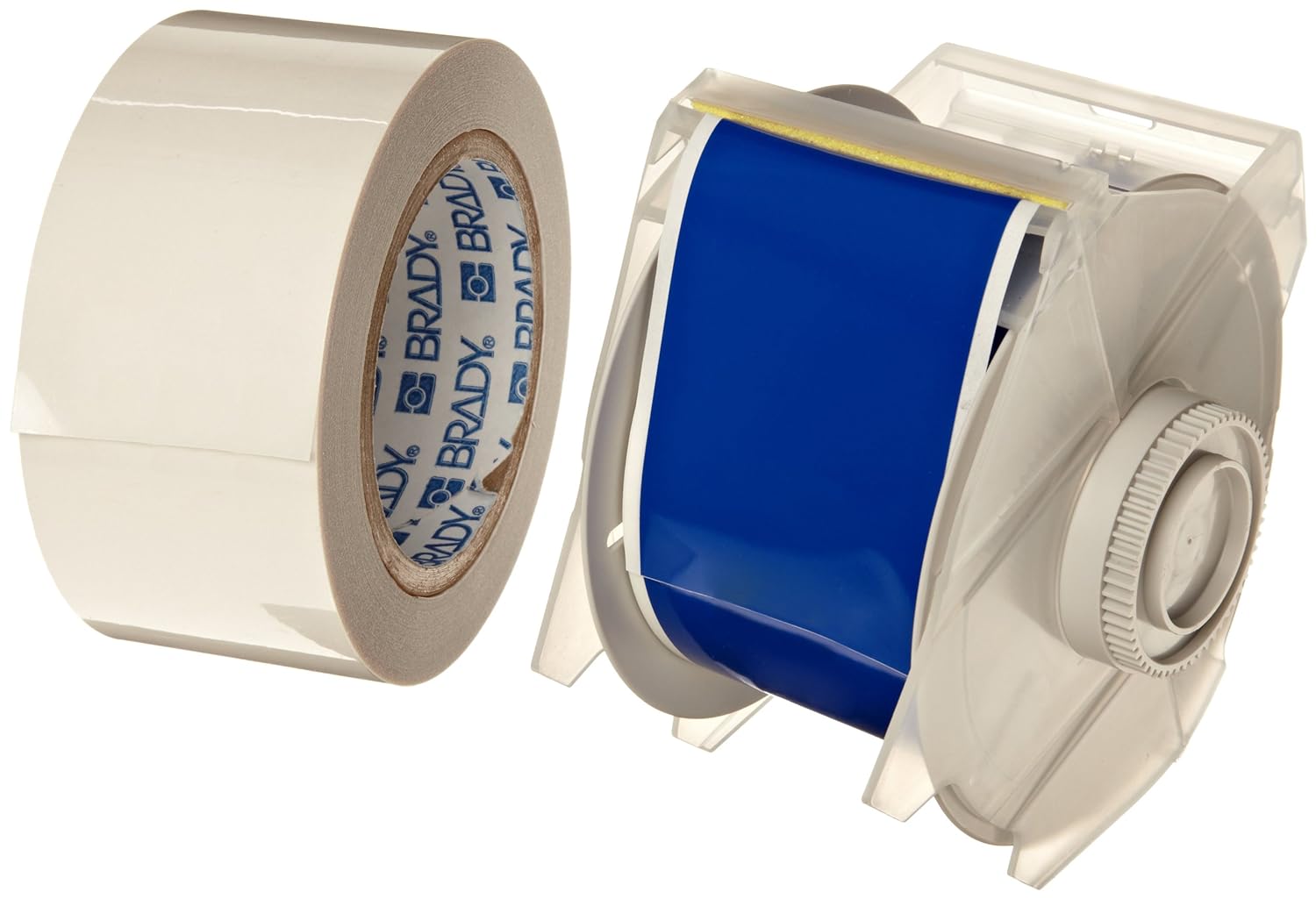 Brady ToughStripe Nonabrasive Floor Marking Tape with Overlaminate, 100' Length, 2-1/4