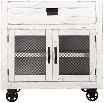 BOWERY HILL 2-Door Accent Chest in White