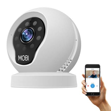 (2 Pack) Mobicam Multi-Purpose, Wi-Fi Video Baby Monitor, Baby Monitoring System, Wi-Fi Camera