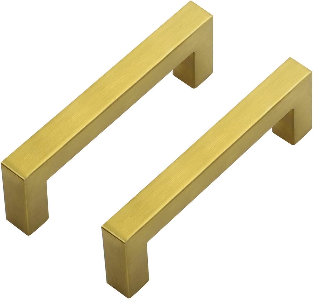 Ravinte 30 Pack 3-3/4 Inch Kitchen Square Cabinet Handles Matte Black Cabinet Pulls Black Drawer Pulls Kitchen Cabinet Hardware Kitchen Handles Pack of 2