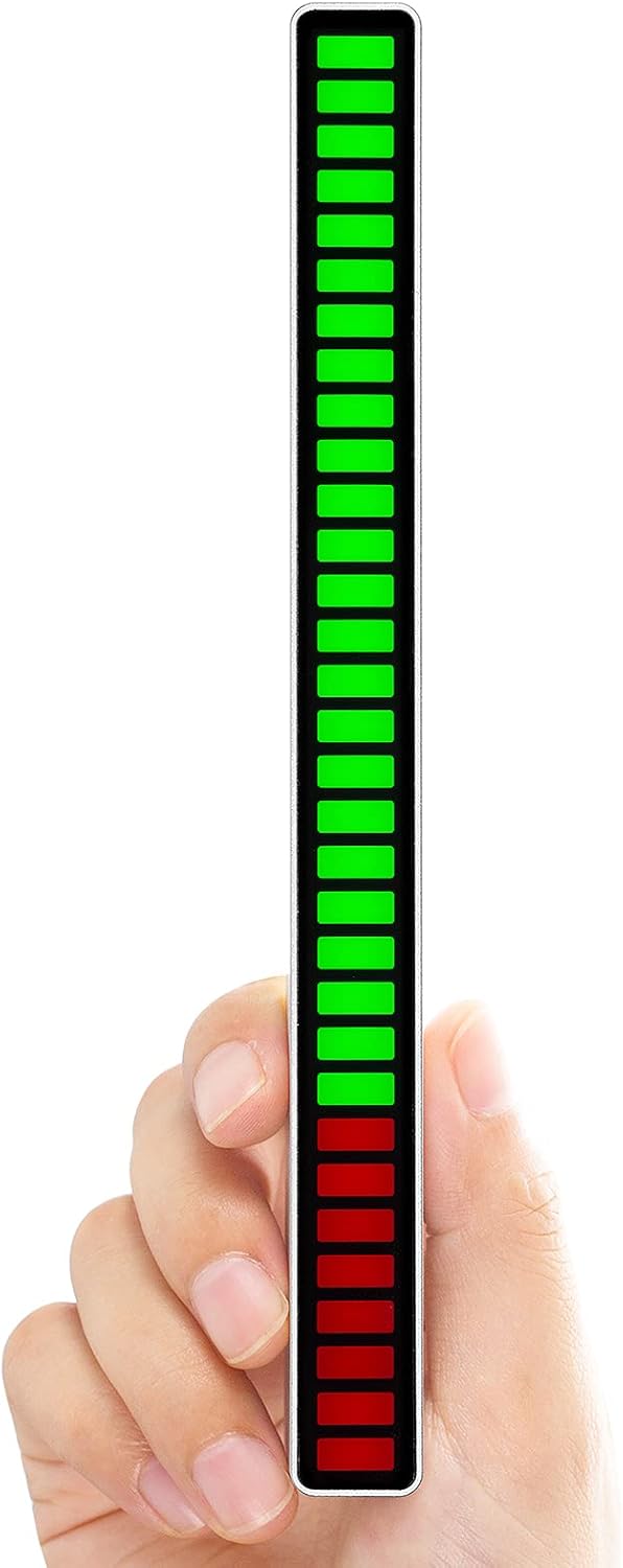 [Upgrade] Nobsound 32-Bit MIC Sound Level Indicator Music Spectrum Meter Audio Display Visualizer Pack of 2