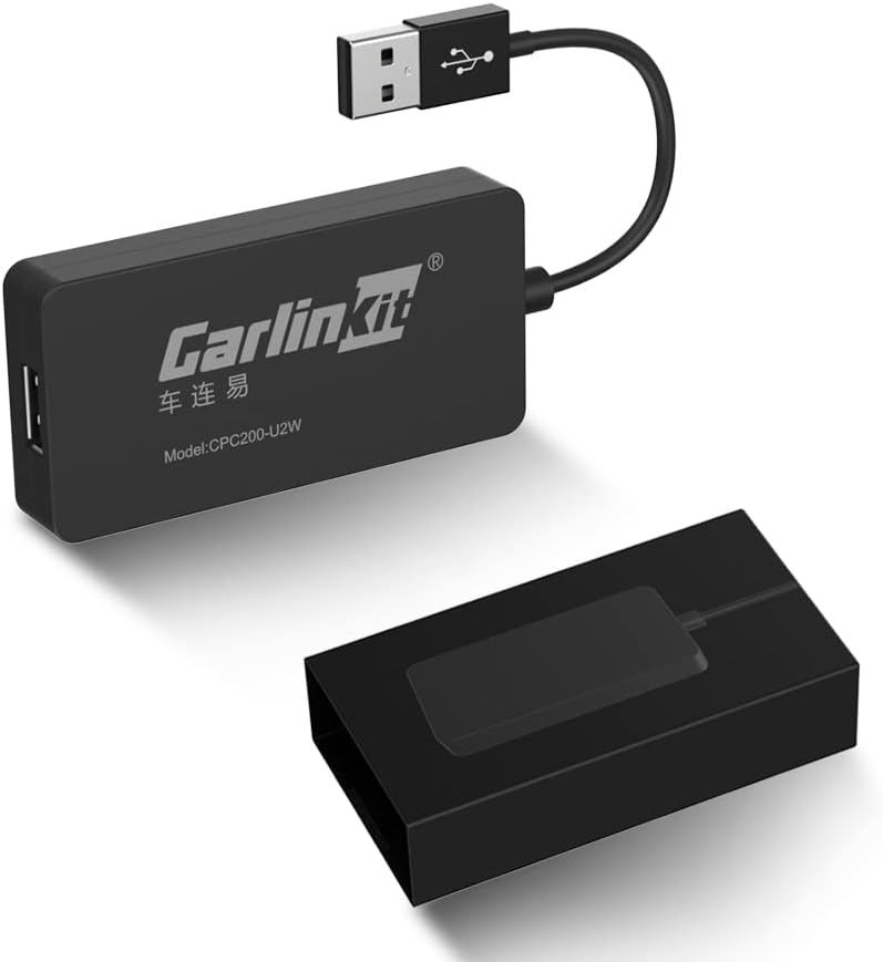 2022 Wireless CarPlay Adapter Dongle CarlinKit 2.0 Wired to Wireless CarPlay Adapter/Wireless CarPlay USB Dongle, Compatible with Factory CarPlay Cars
