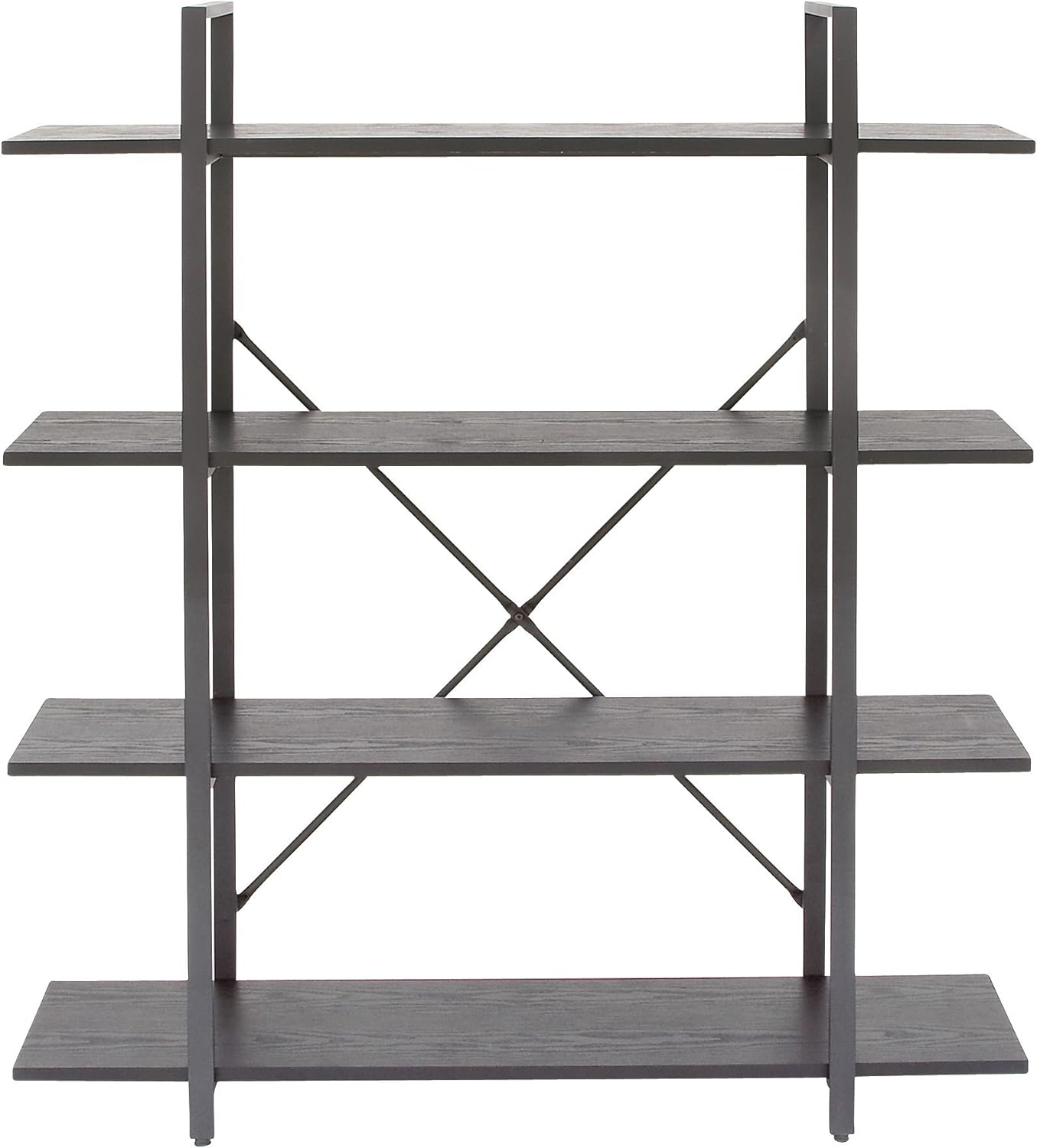Deco 79 56981 Iron and Wood Five-Tier Shelf, 74