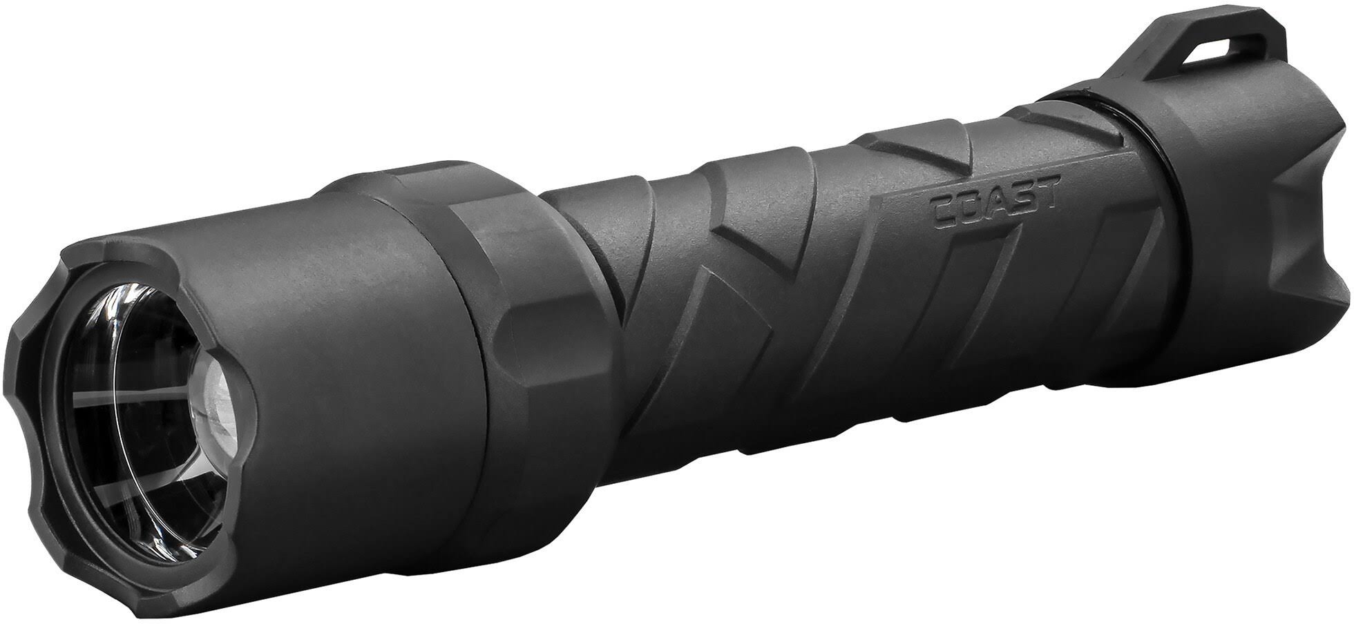 Coast Polysteel 600R Rechargeable LED Flashlight - Black