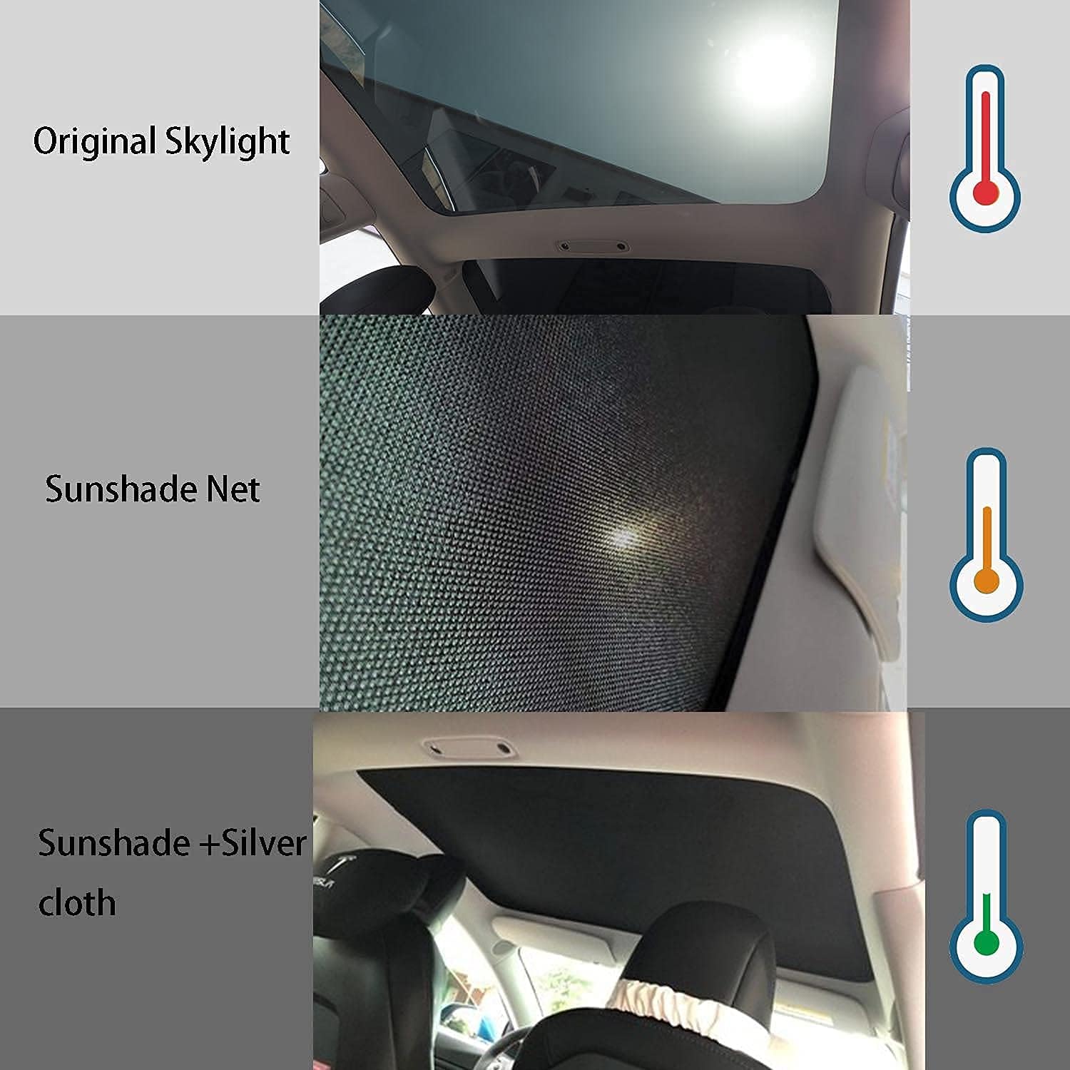 Tesla Model 3 Sunshade Roof Rear Window 2021 Tesla Model 3 Sunshade Skylights for Roofs Sun Shade with Uv/Heat Insulation Cover for Rear Glasses Tesla Model 3 2021 Sunblock Black… Pack of 2