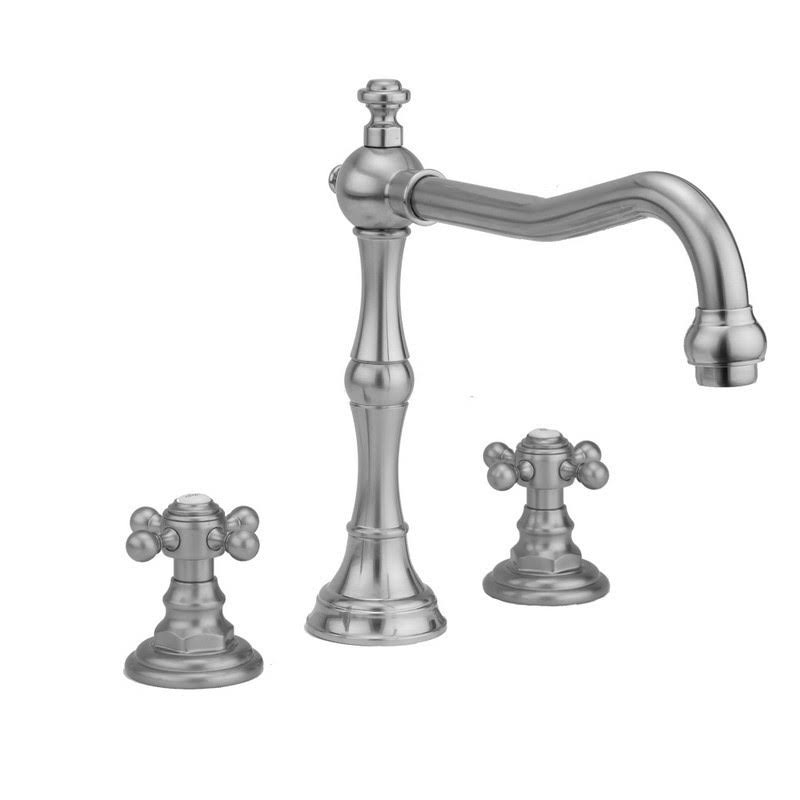 Jaclo 9930-T678-TRIM-PEW Roaring 20&s Roman Tub Filler w/ Cross Handles-Trim Only