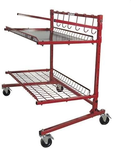 Innovative Parts Cart-A 2-Shelf Mobile Storage Rack