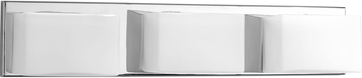 Progress Lighting P2144-1530K9 3-9W LED Bath Bracket, Polished Chrome