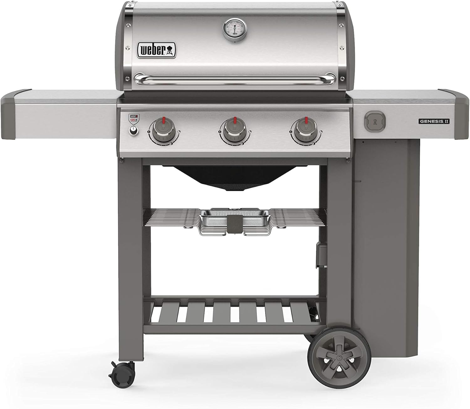 Weber 61011001 Genesis II E-310 Liquid Propane 3-Burner Grill, Black