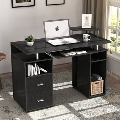 Chazen Desk Latitude Run Color: Black