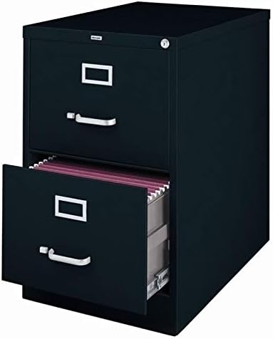 Scranton & Co 2 Drawer Legal File Cabinet in Black