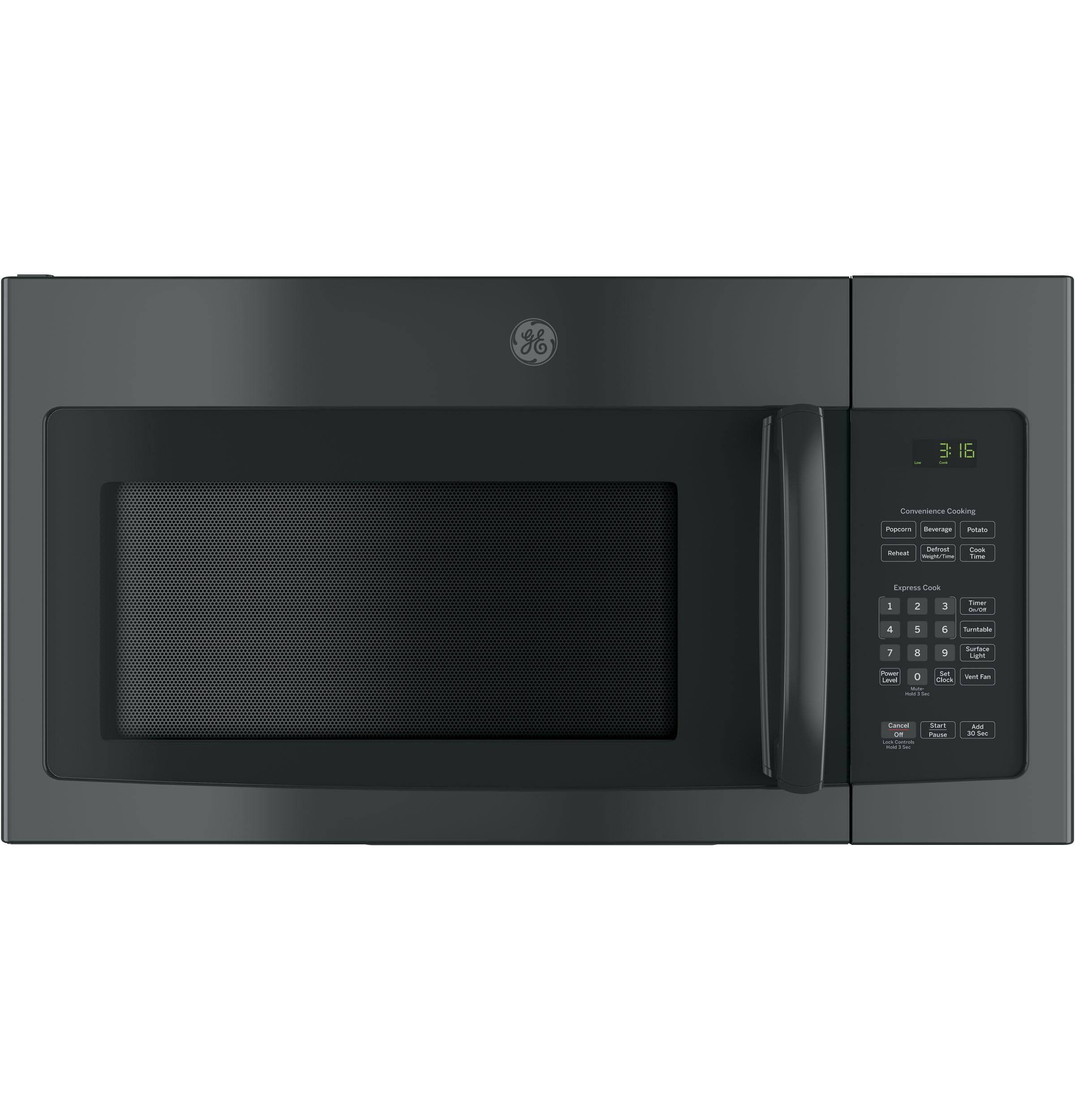 GE JNM3163DJBB 1000W Built-In Microwave - 1.6 cu ft - Black