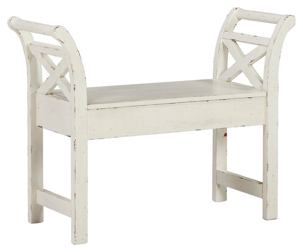 Ashley Heron Ridge Accent Bench White