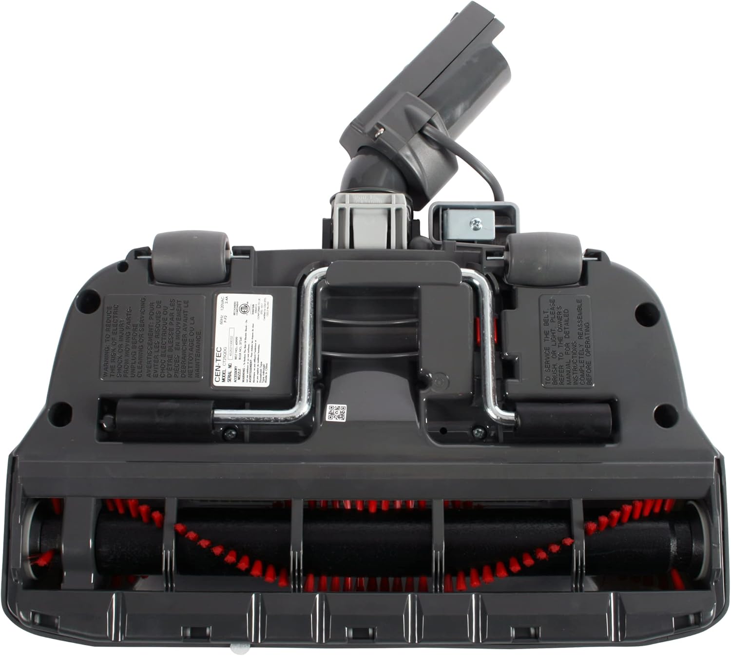 Cen-Tec Systems Central Vacuum Electric Brush, CT25QDG, Gray